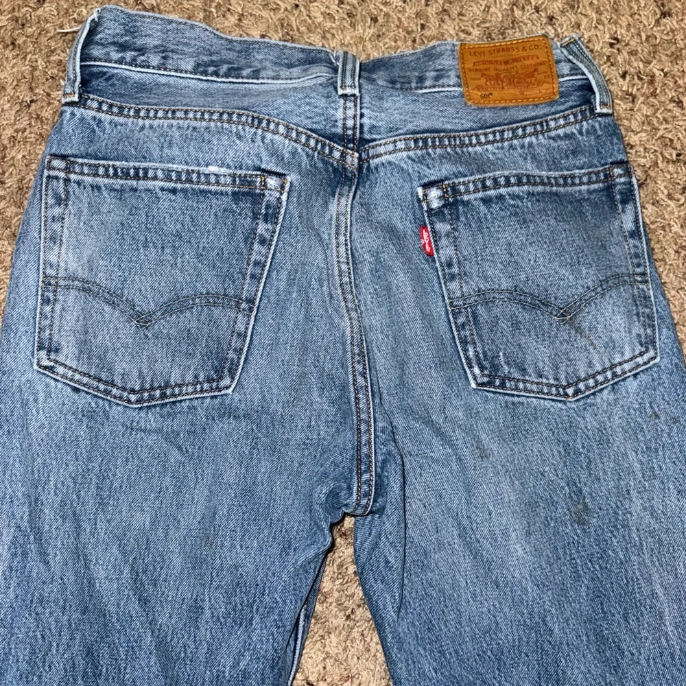 Levi's 501 Distressed Classic Denim Jeans 26x26